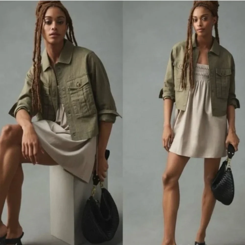 New Anthropologie Dolan Utility Jacket Medium - Picture 10 of 10